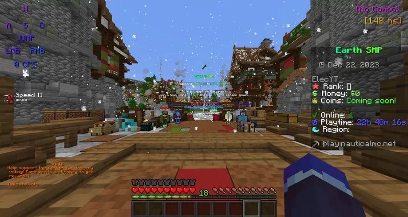 Minecraft server setup and development preview