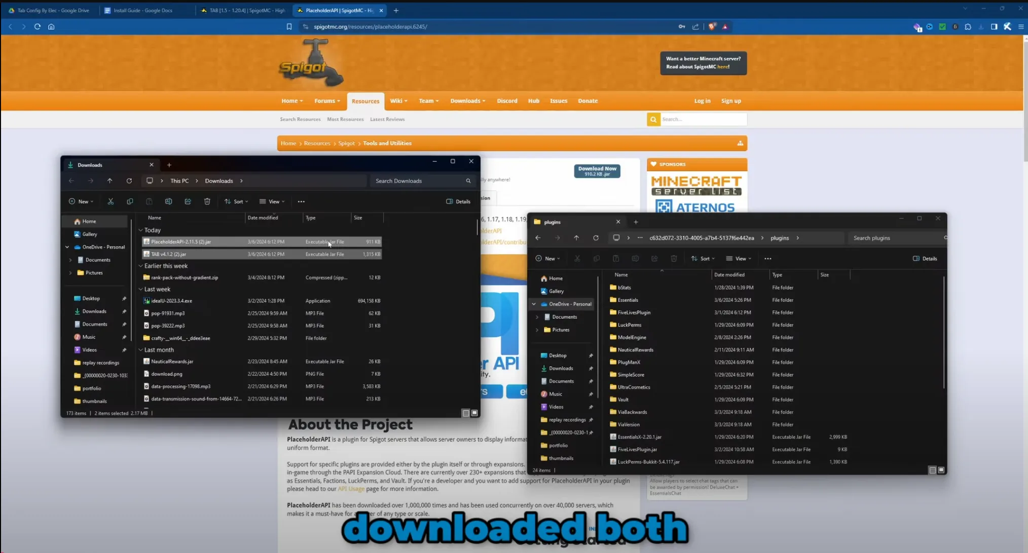 Tab Config preview